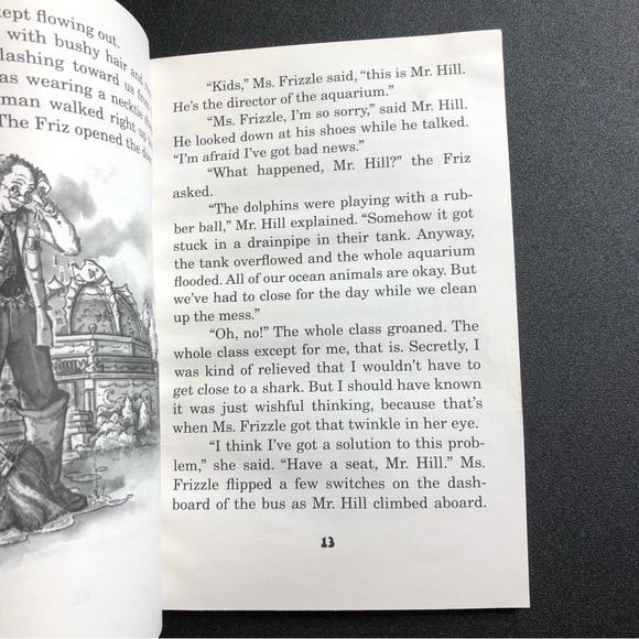 The Great Shark Escape (The Magic School Bus Chapter Book, No. 7) by Jennifer - Picture 4 of 4